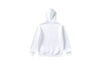 White hoodie on a white background