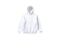 White hoodie on a white background