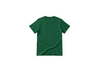 Green t-shirt on a white background