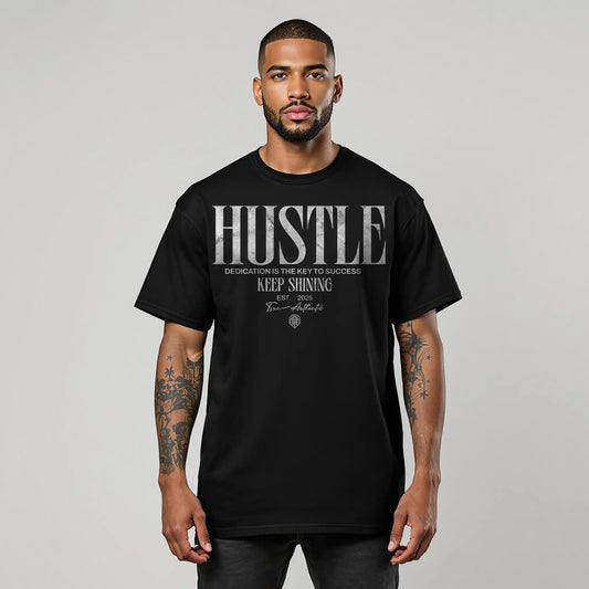 Hustle Inspirational Motivational Unisex Graphic Tees