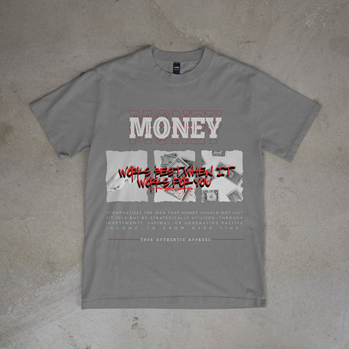 MONEY WORKS FOR YOU (HEAVYWEIGHT TEE 7.5 OZ)