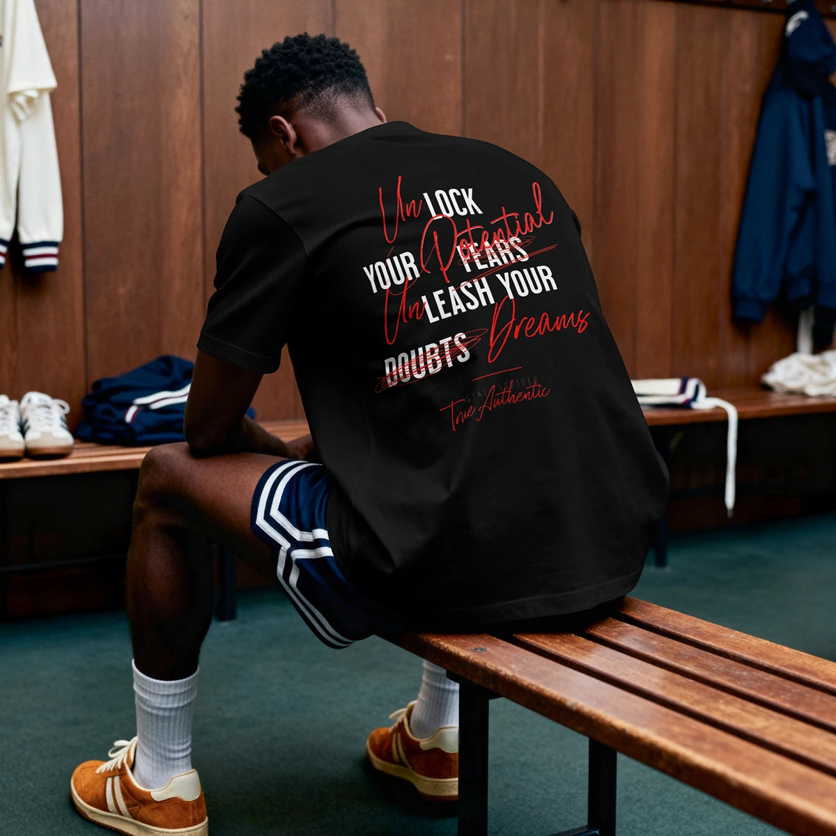 "Unleash Your Dreams" Typography Graphic Tee