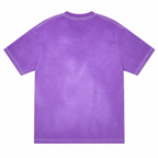 Purple t-shirt on a white background