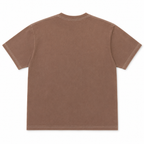 Brown t-shirt on a white background