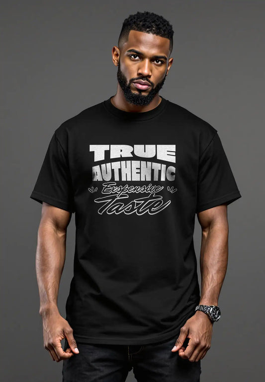 TRUE AUTHENTIC “Taste” Unisex Classic Tee – Bold Graphic T-Shirt for Effortless Casual Style