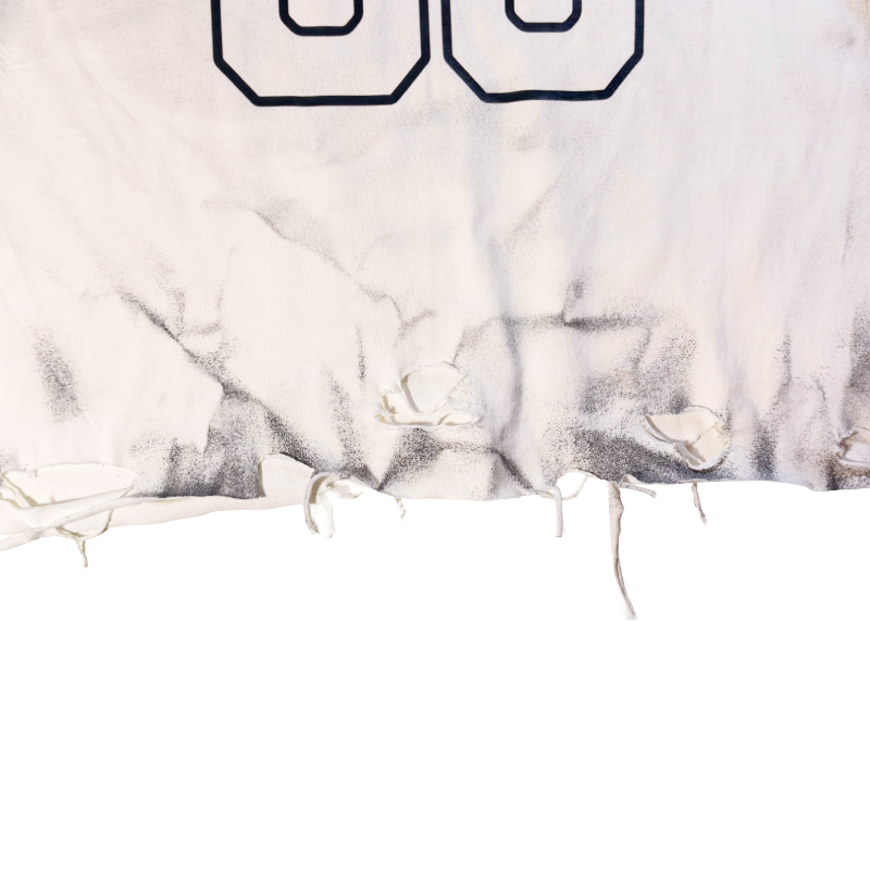 True Authentic Distressed Oversized Jersey Tee Heavyweight Tee 7.5oz