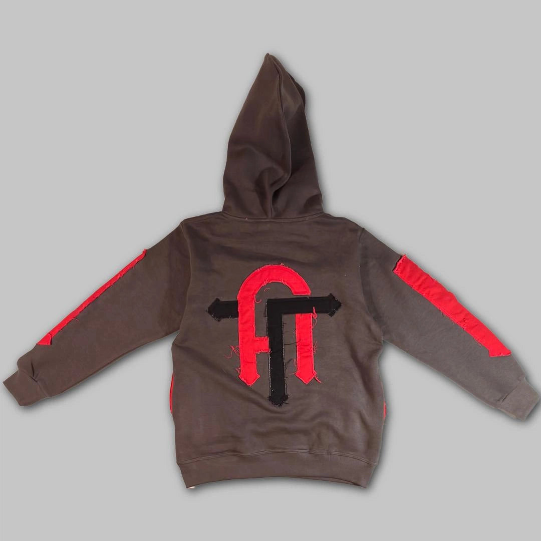 True Authentic Distressed Hoodie