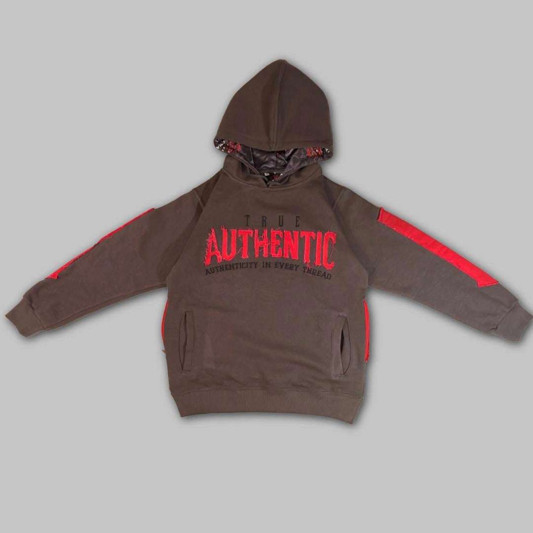 True Authentic Distressed Hoodie