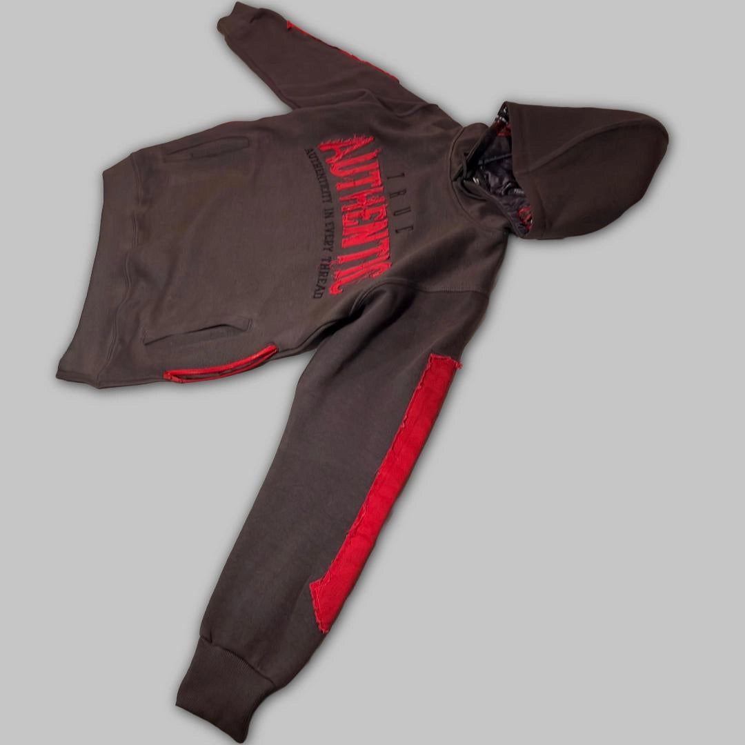 True Authentic Distressed Hoodie