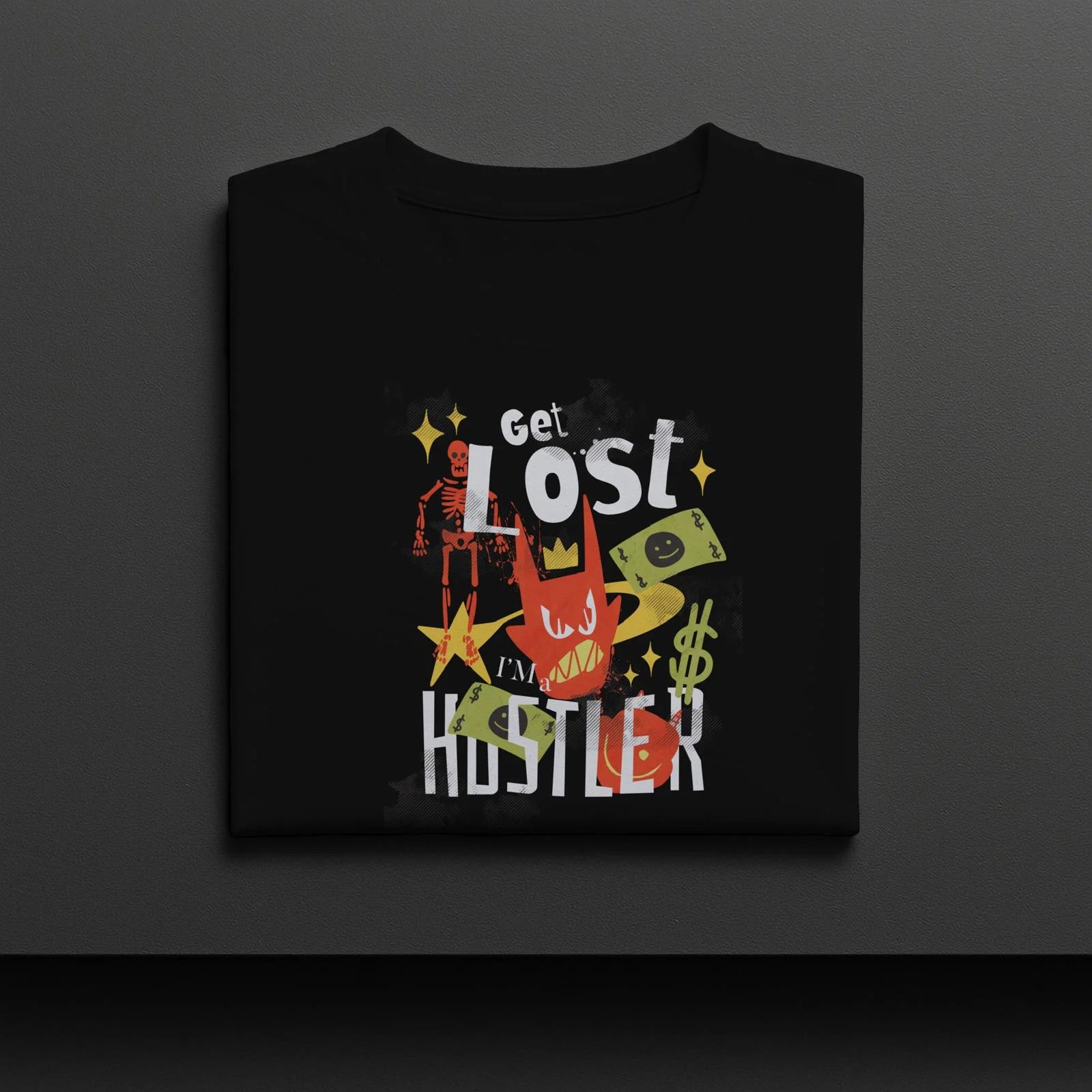 Get Lost Hustler Graphic T-shirt