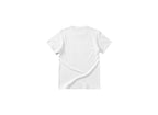 White t-shirt on a white background