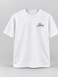Cursive Style Verified T-Shirt — White — front view