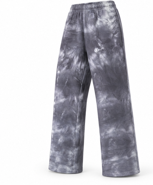 Dyed Sweatpants — Cloud Gray — angle view