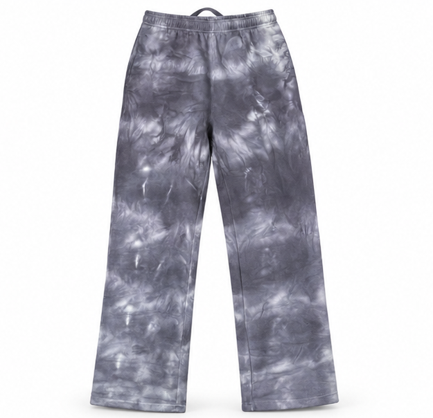 Dyed Sweatpants — Cloud Gray — back view