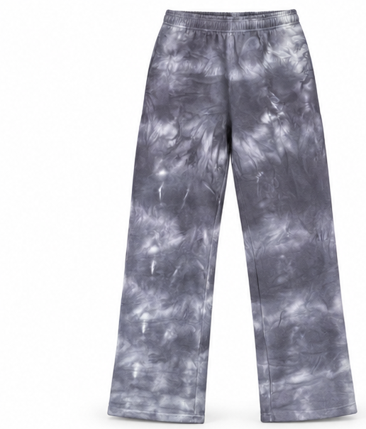 Dyed Sweatpants — Cloud Gray — front view