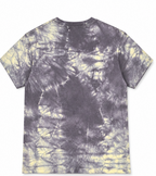 7 oz Dyed T-Shirt — Gray / Pale Yellow — back view