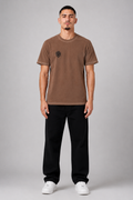 TRUE AUTHENTIC Hershey  Chocolate Luxury Streetwear T-Shirt with 2-Inch Rubber Chest Logo