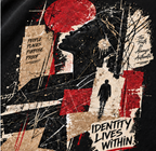 Identity Lives Within Graphic T-Shirt — Black — detail view