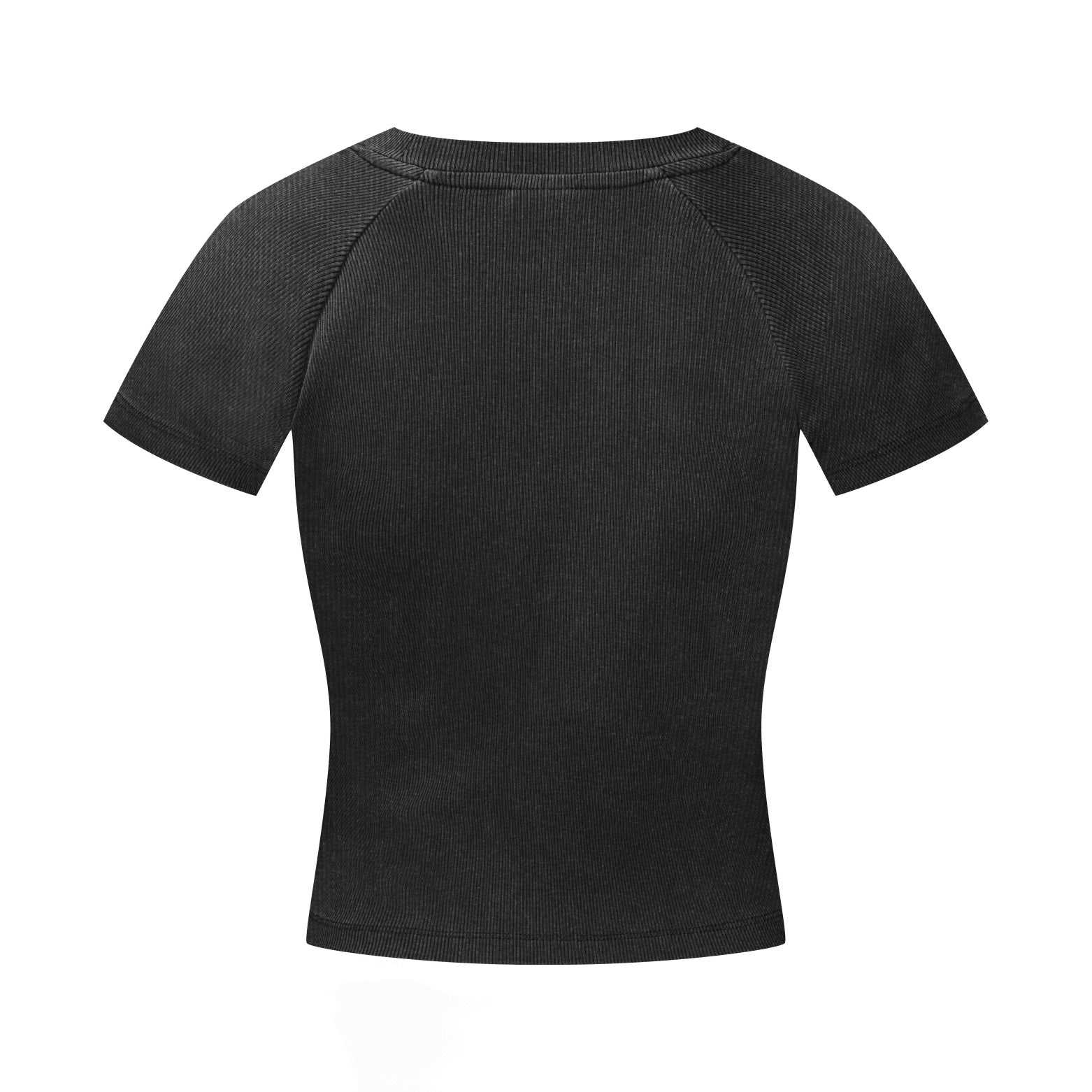 275GSM Women’s Slimming Raglan Short T-shirt Snow wash