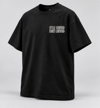 Lifestyle Lily Graphic T-Shirt — Black — angle view