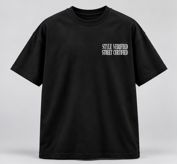 Lifestyle Lily Graphic T-Shirt — Black — front view