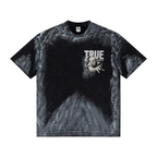 260GSM Unisex Painted Pigment-Wash T-shirt Snowflake Grey