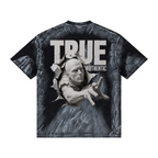 260GSM Unisex Painted Pigment-Wash T-shirt Snowflake Grey