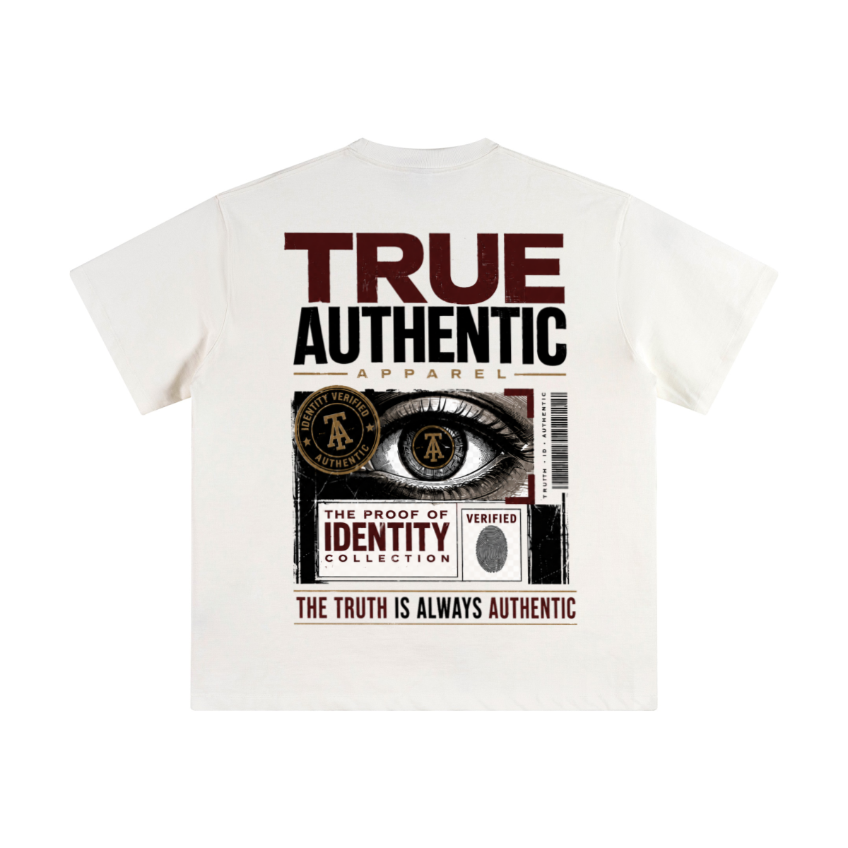 345GSM Unisex Solid-Color Heavyweight Crew Neck T-shirt White