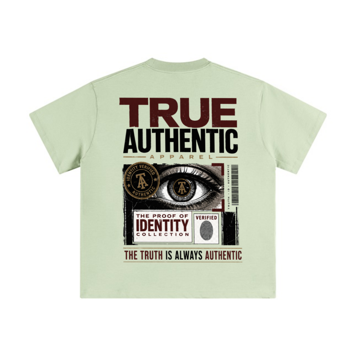 345GSM Unisex Solid-Color Heavyweight Crew Neck T-shirt Halo Green