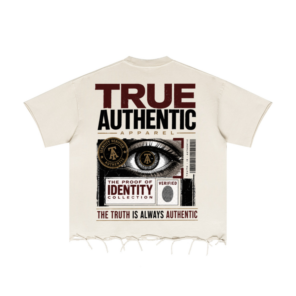 310GSM Unisex Washed 100% Cotton T-Shirt Vintage Beige