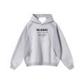 340GSM Men’s Trendy Fleece Structured Panel Hoodie Heathered Grey