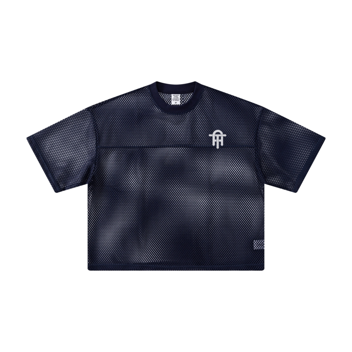 240GSM Men’s Boxy-Fit Mesh Layering T-Shirt Royal Blue