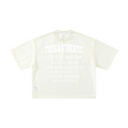 240GSM Men’s Boxy-Fit Mesh Layering T-Shirt Off White