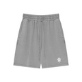 330GSM Men's Vintage-Wash Pigment-Dyed Cotton Shorts 	Light Grey