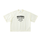 240GSM Men’s Boxy-Fit Mesh Layering T-Shirt Off White