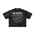 240GSM Men’s Boxy-Fit Mesh Layering T-Shirt Black