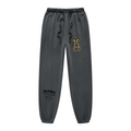 400GSM Unisex Heavyweight Pigment-Wash Pants Dark Grey