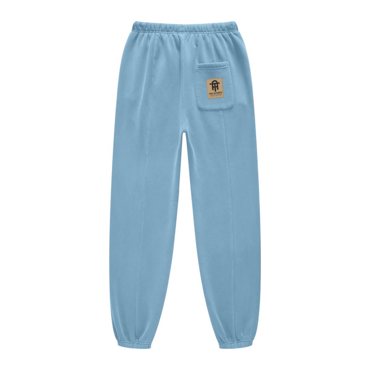 400GSM Unisex Heavyweight Pigment-Wash Pants Sky Blue