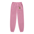 400GSM Unisex Heavyweight Pigment-Wash Pants Fuchsia Pink