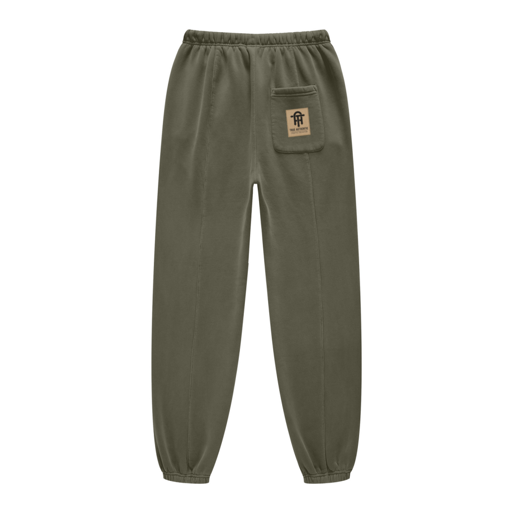 400GSM Unisex Heavyweight Pigment-Wash Pants Sage Green