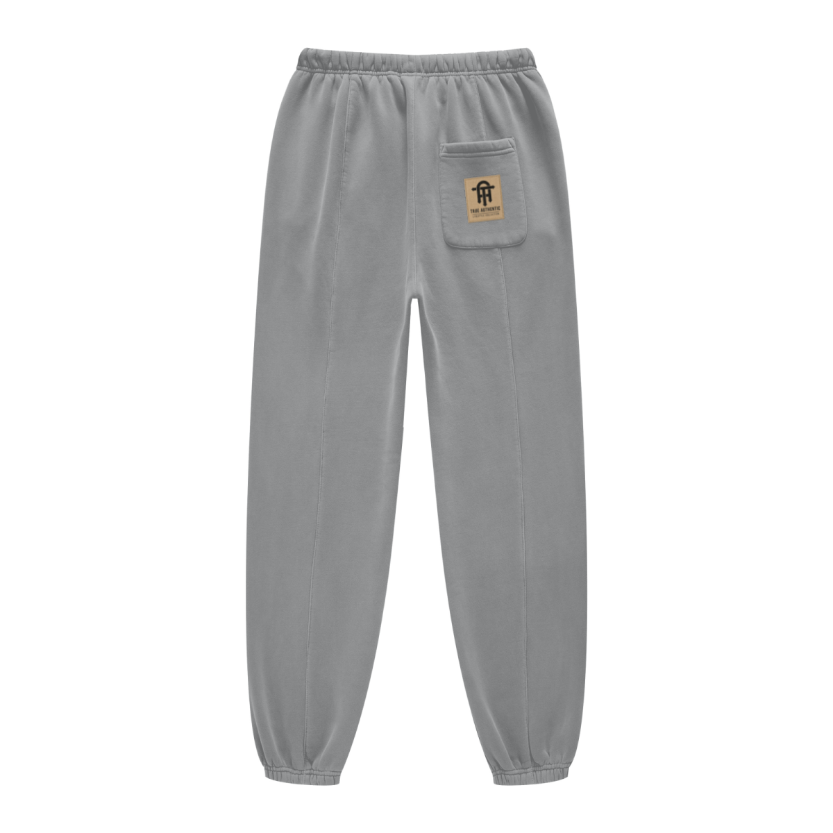 400GSM Unisex Heavyweight Pigment-Wash Pants Medium Grey
