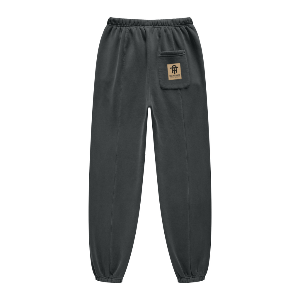 400GSM Unisex Heavyweight Pigment-Wash Pants Dark Grey
