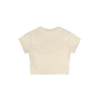 235GSM Women's Washed Stretch Cotton Slim T-shirt Vintage Beige