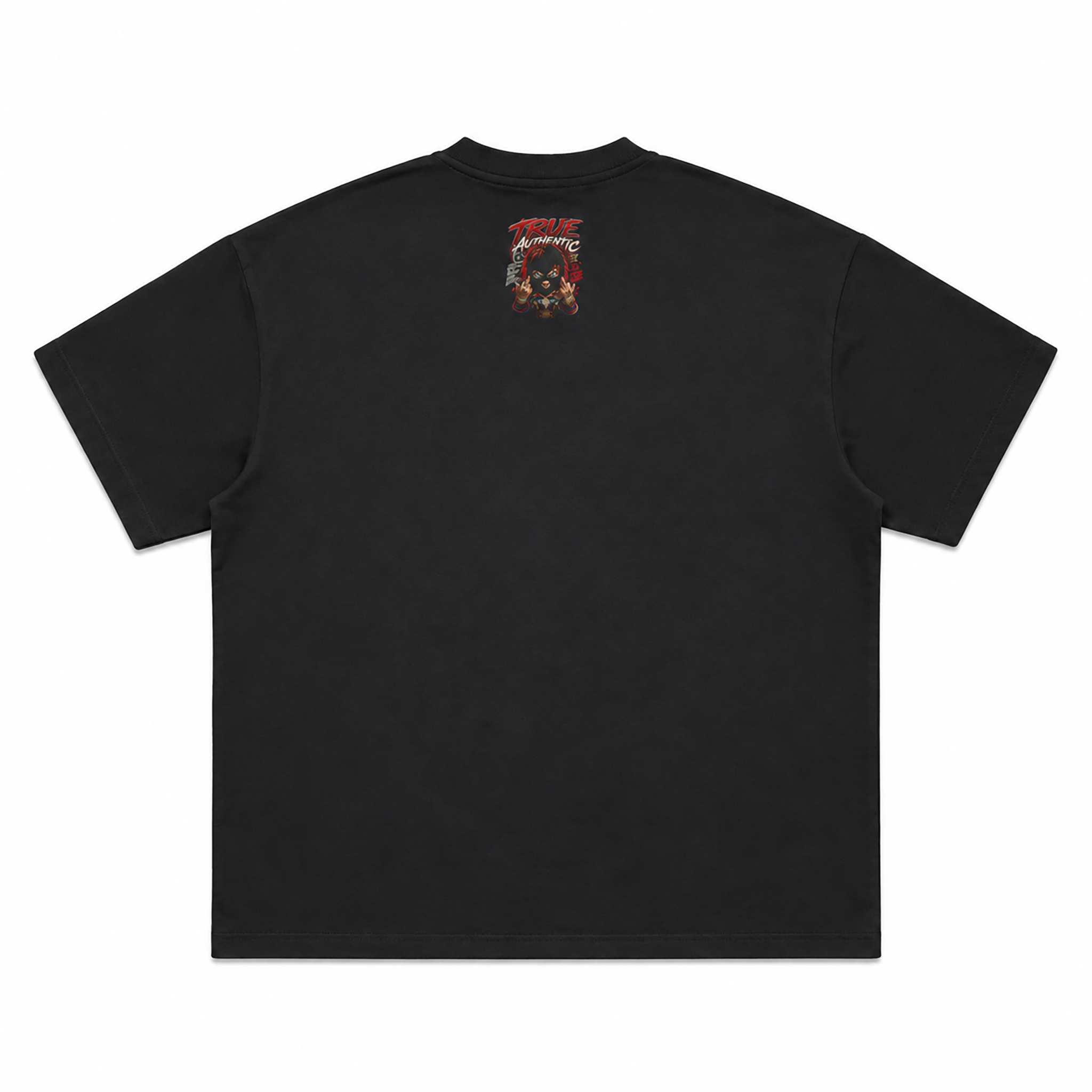True Authentic Character Ski Mask 305GSM Unisex FOG Earth-Tone 20-Color Drop-Shoulder T-shirt