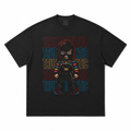 True Authentic Character Ski Mask 305GSM Unisex FOG Earth-Tone 20-Color Drop-Shoulder T-shirt