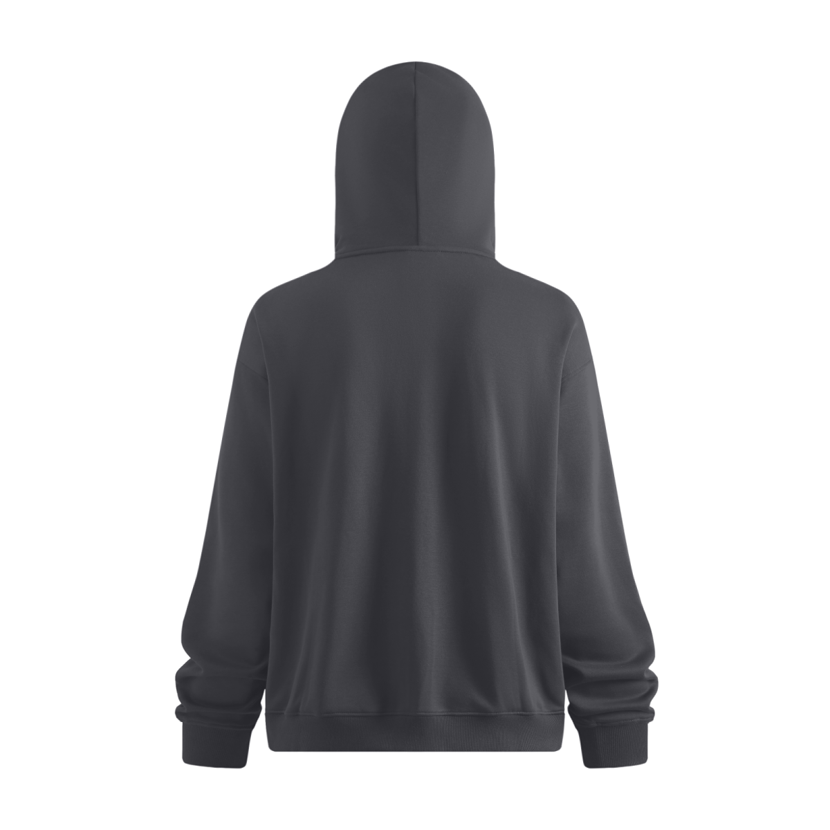340GSM Men’s Trendy Fleece Zip-Up Windproof Face-Mask Hoodie Dark Grey