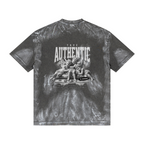 260GSM Unisex Painted Pigment-Wash T-shirt Dark Grey