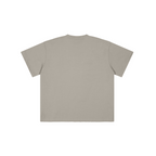 230GSM Unisex Raw-Hem Cooling Sports T-shirt Grey Brown