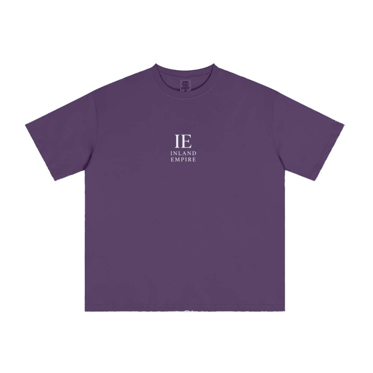 235GSM Men's cool-touch Crew Neck T-shirt Purple