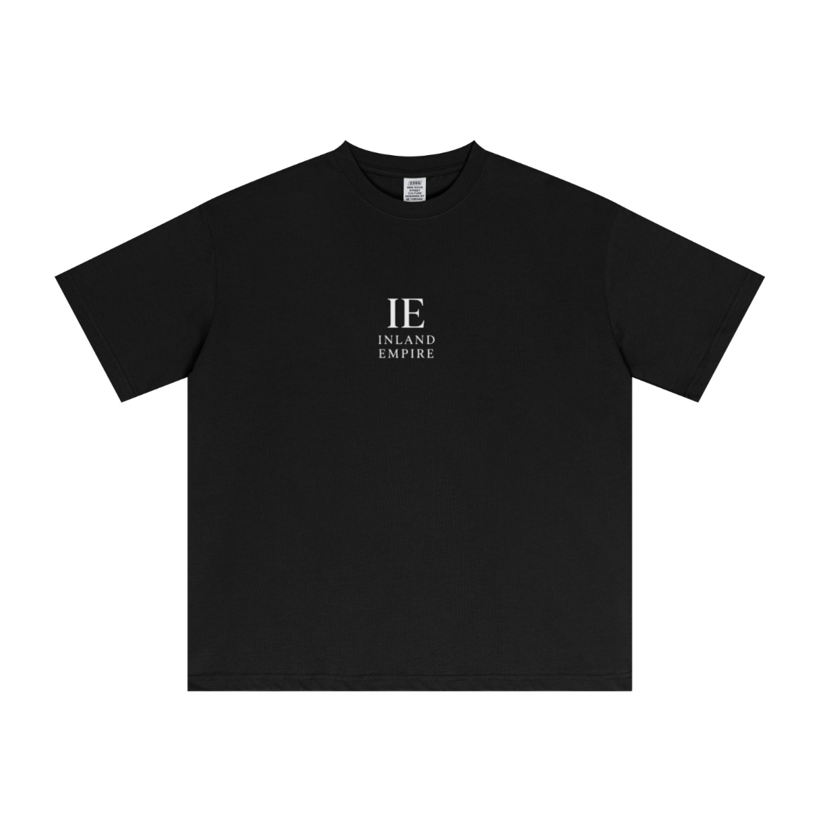 235GSM Men's cool-touch Crew Neck T-shirt Black